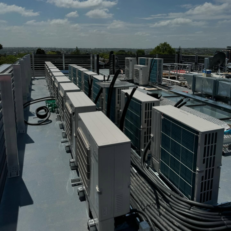 Large scale condenser line up
